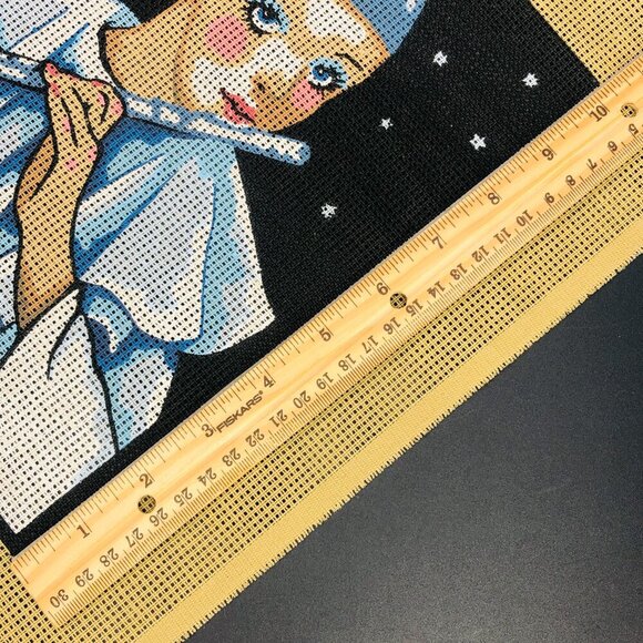80s Pierrot Love UNUSED Needlepoint Canvas Richart Canada Michel Oks Novelty - Picture 11 of 11